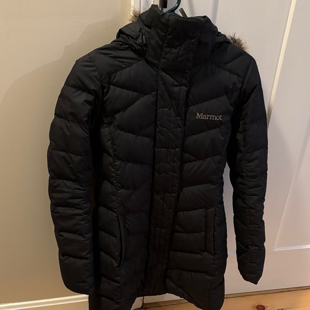Marmot Montreal 700 Power Down Parka - Slate Grey XS EUC